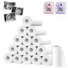 3Rolls 57x25 MM Thermal Paper White Children Camera Instant Print Kids Camera Printing Paper Replacement Accessories Parts