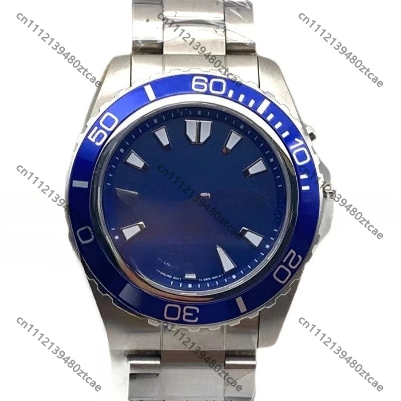 

Men's Stainless Steel Large Dial Watch Case, Sapphire Mirror, Fits 46941 46943 Movement Replacement Accessories
