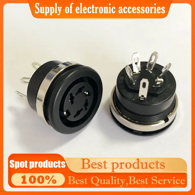 DS-5-07E-6 round socket, 5PS terminal, female connector, nut, threaded aviation head, 5-core electromechanical equipment