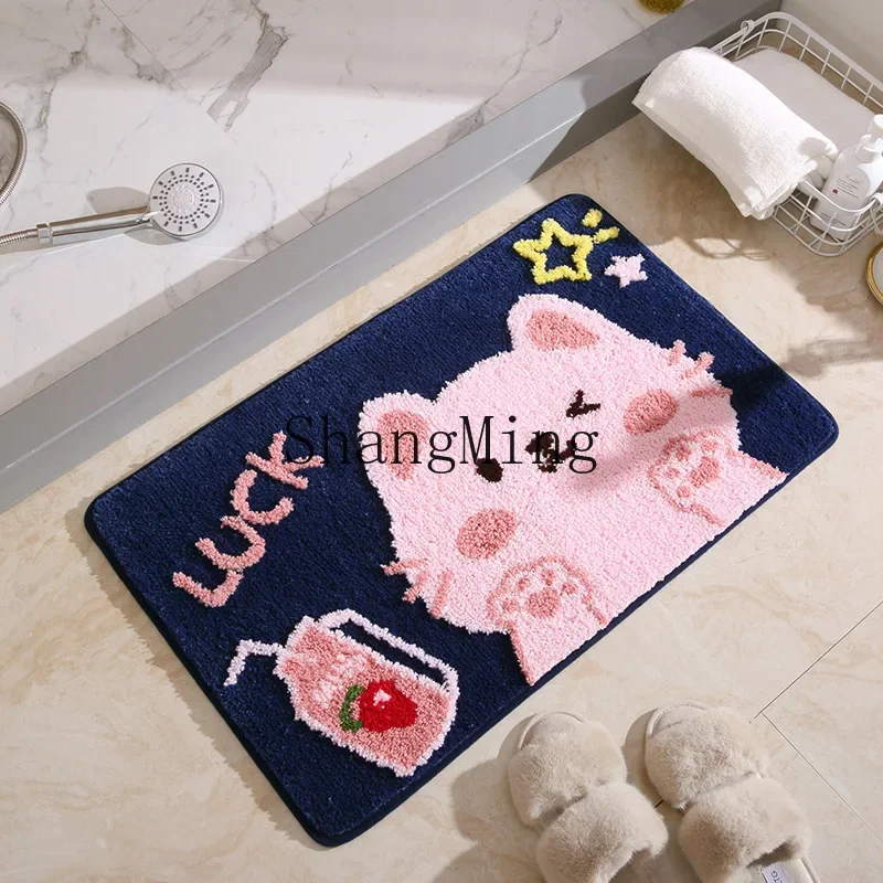 

CL cute floor mat entry living room carpet bathroom non-slip mat toilet kitchen mat wholesale