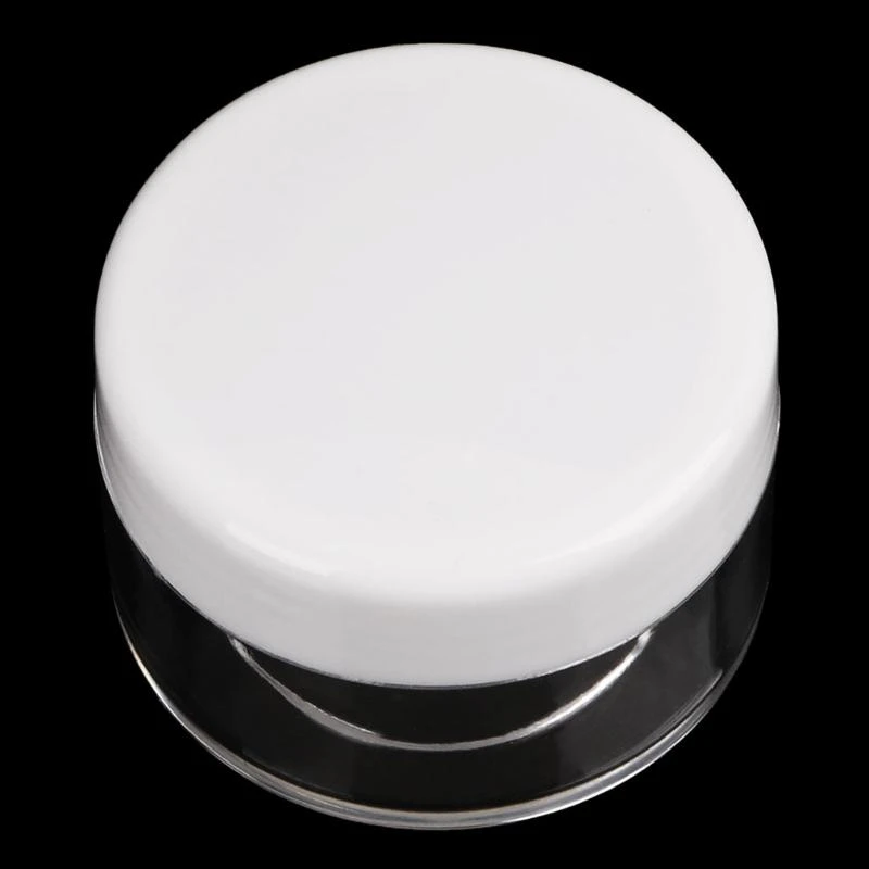 R1WA Mini Sample Bottle Round Bottom Empty Cosmetic Dispenser for Airplane Make Up Lip Balms Eye