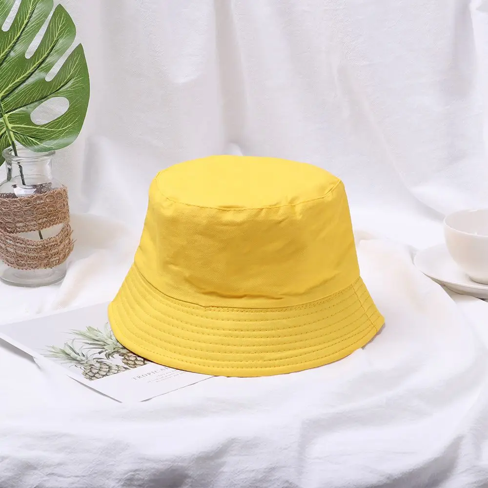 Bucket Hat Women Men Anti-UV Beach Sun Hat Summer Sunscreen Panama Hat Outdoor Foldable Portable Fisherman Cap