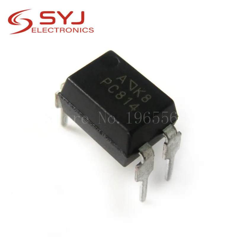 10pcs/lot HCPL-814-00AE LTV-814 LTV814 compatible optocoupler PC814 DIP-4 original authentic In Stock