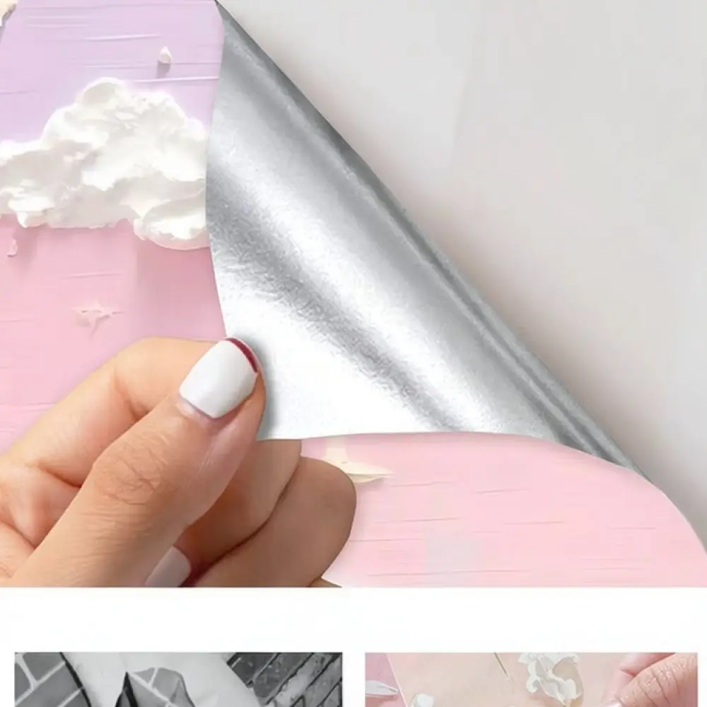Peel And Stick Wall Border Wallpaper Waterproof Decorative Sticker For Home Wall Protection And Modern Interior Decoration