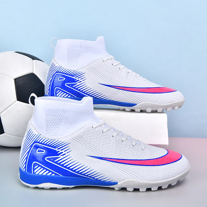 

Cross-Border Export Firm Ground & TF Studded Football Shoes Factory Direct Wholesale Professional Training Cleats 36-45