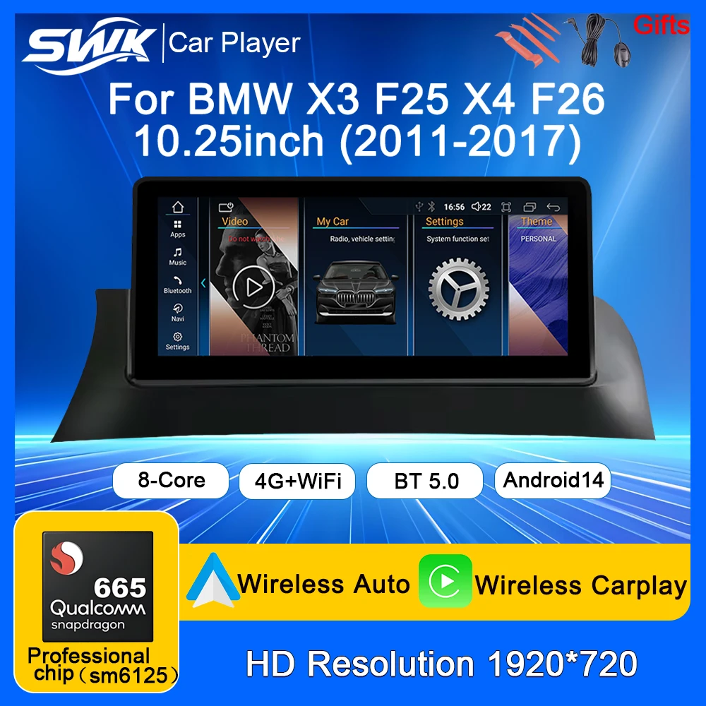 For Bmw X3 F25 X4 F…