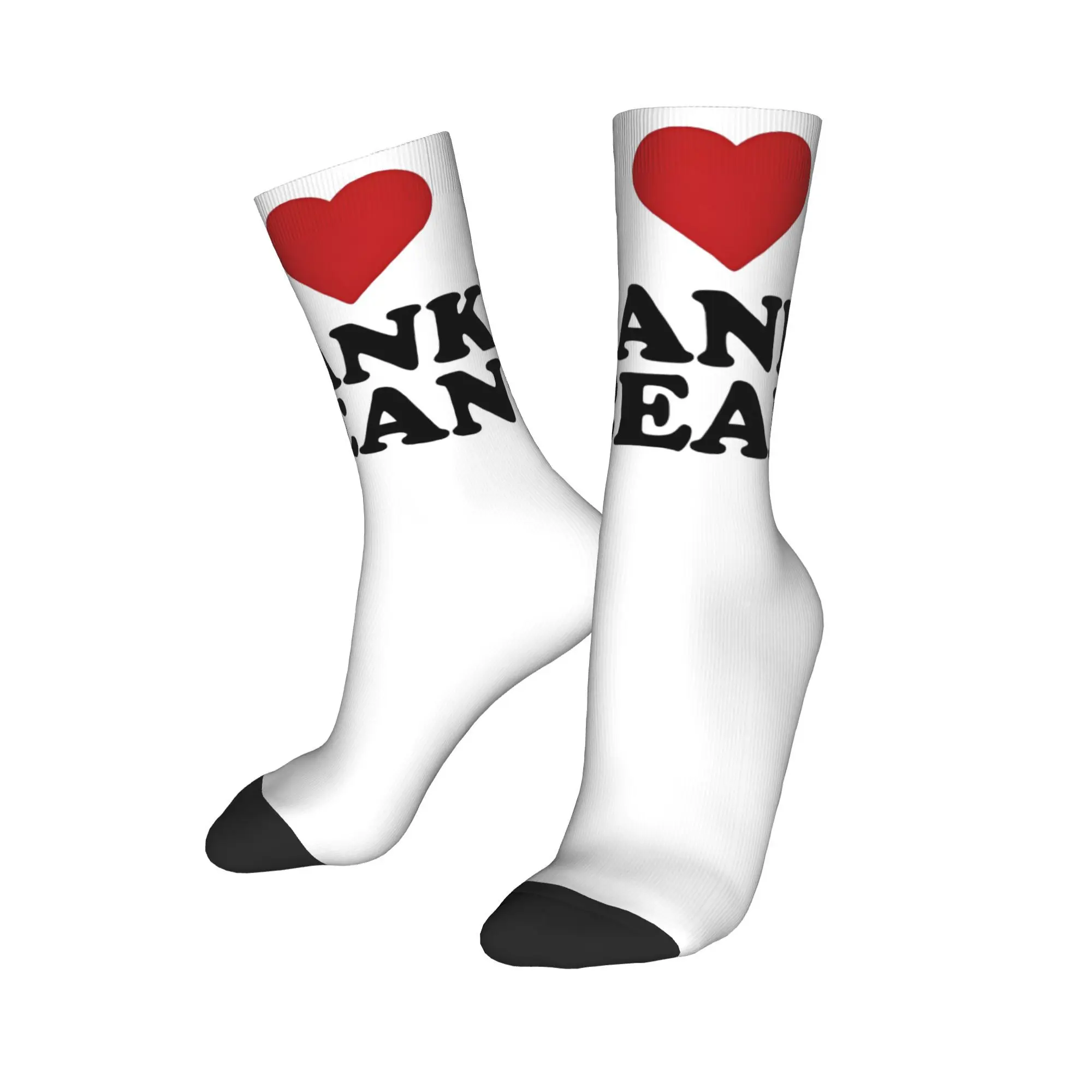 Trendy Unisex Crew Socks I Love Frank Accessories Cozy O-ocean Singer Breathable Socks