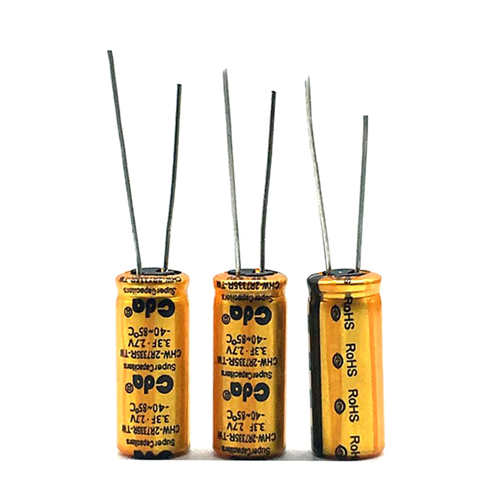 Capacitores super do capacitor 2.7v 2f CHW-2R7205R-TW de farad de chw cda supercapacitores
