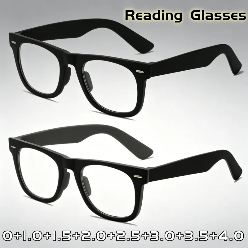 

Очки для чтения Simplicity Square Frame с защитой от синего света, удобные ретро-очки для женщин и мужчин, от +1.0 до +4.0