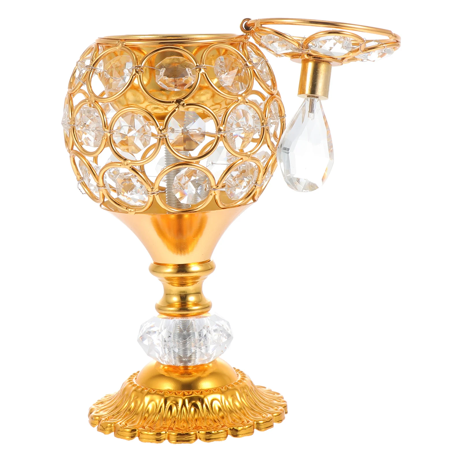 

1 pc Exquisite Iron Incense Burner Design Creative Furnace Wrought Stress Relief Meditation Purify Air Decor Desktop