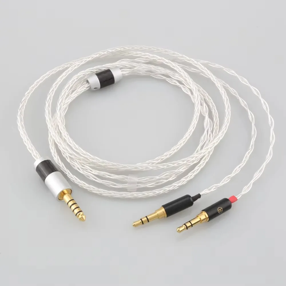 Headphone Cable 16 Core OCC Balanced for Audeze LCD-2 LCD-X LCD-XC LCD-3 LCD-4 MX4 GX Dual Mini XLR 4.4 XLR 2.5 3.5 6.35