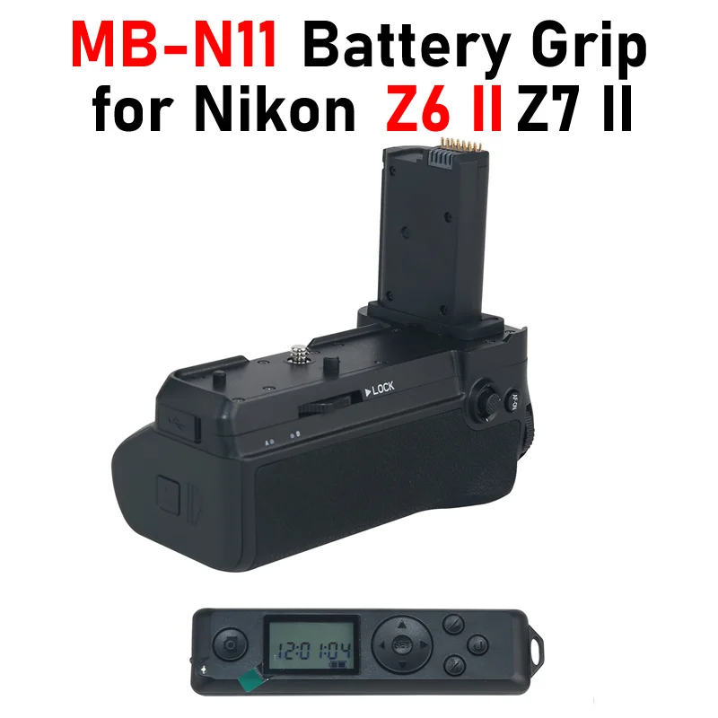 

Z 6II Battery Grip MB-N11 Replacement Vertical Grip with 2.4G Remote Control for Nikon Z6II Z 6II Z6 II Z62 Battery Grip