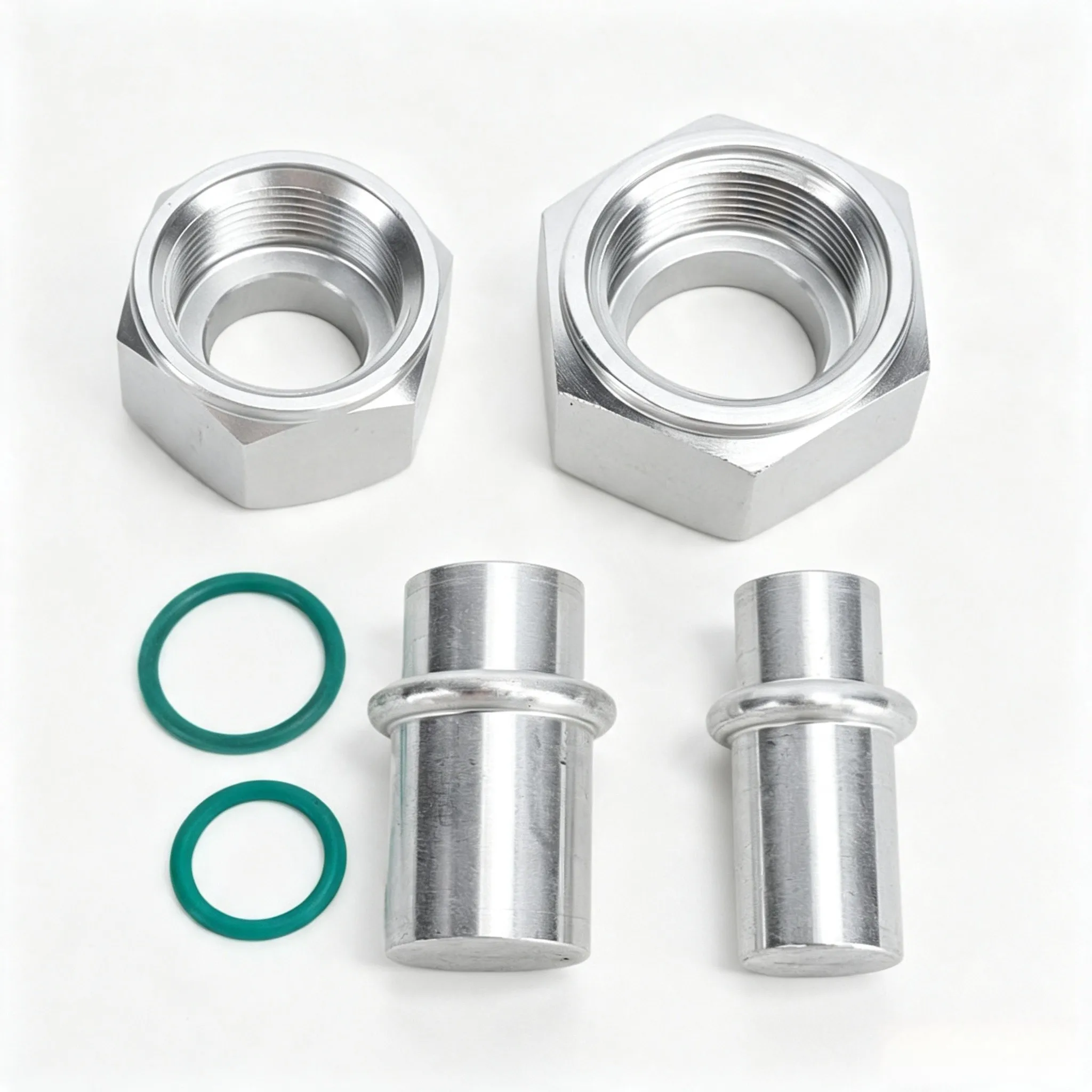 Aluminum AC Cap Rear A C Kit Aluminum Alloy Construction CNC Machined Components For Disabling Rear Air Conditioning