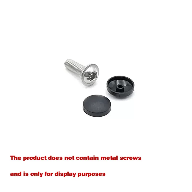 Aesthetic Plastic Screw Cover Round Head Hex Cap with Integrated Gasket M5 M6 Dust Proof and Anti-Snag