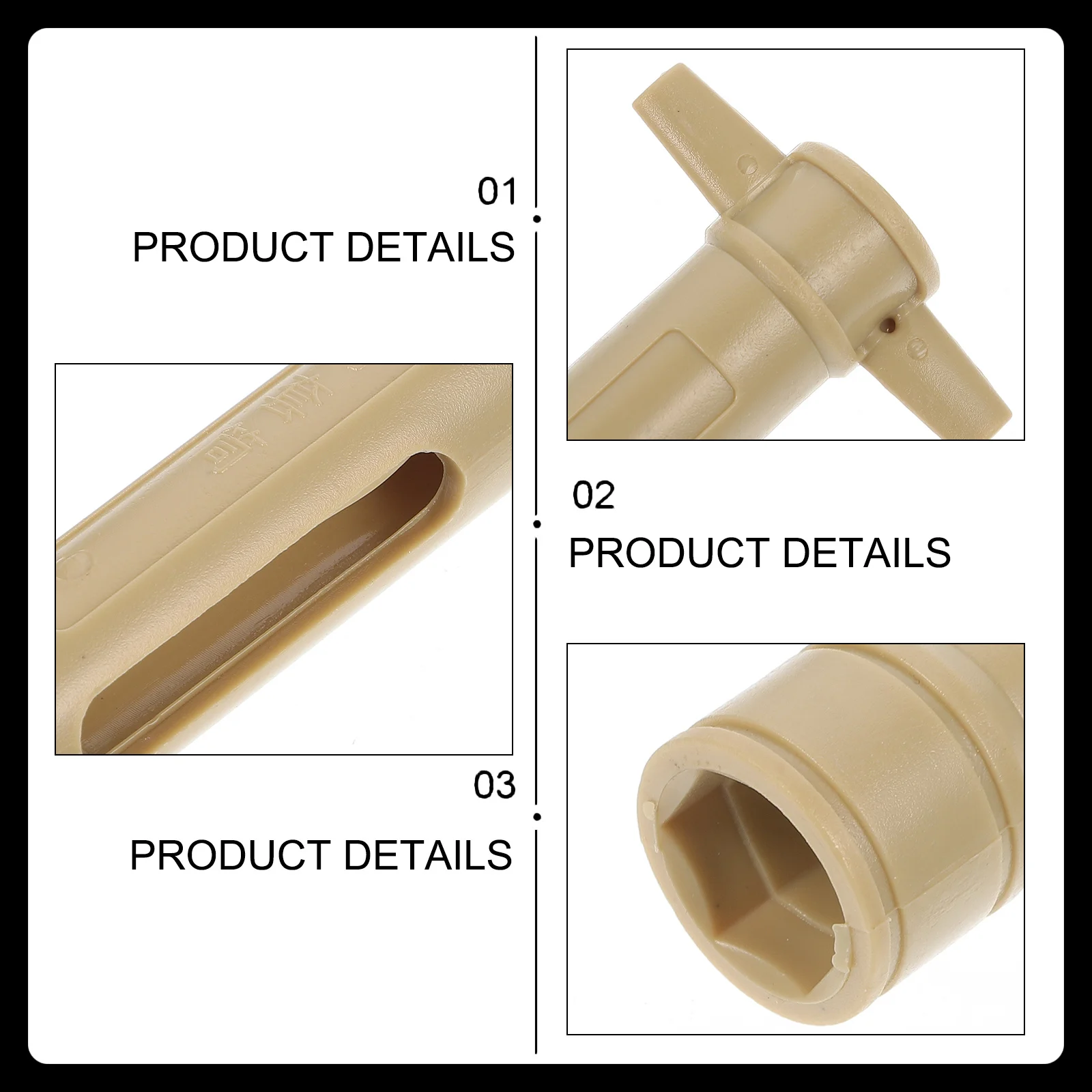 6 Buah Alat Pemasang Selongsong Keran, Alat Pemasangan Keran, Tekstur Halus Ringan dan Kuat, Penggunaan Rumah Tangga