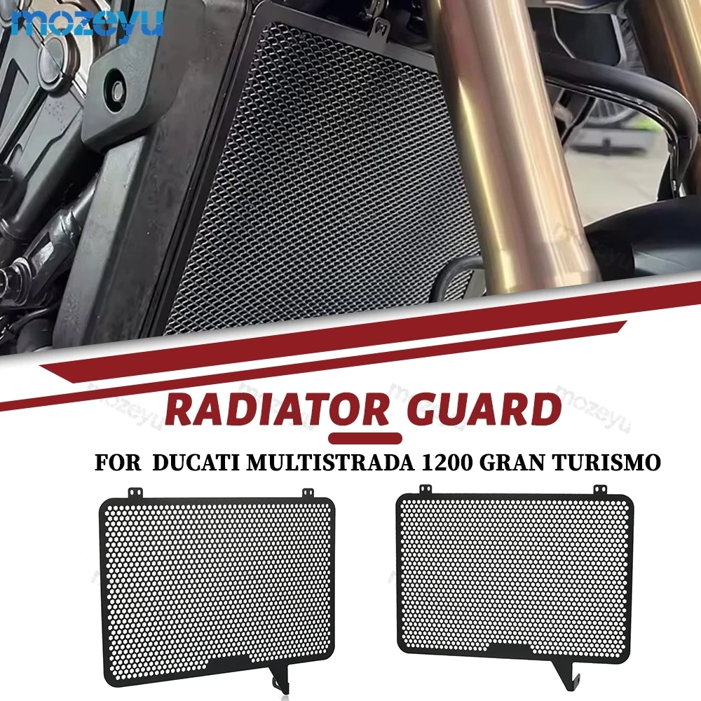 

Radiator Water Cooler Grille Cover Guard Protector For DUCATI Multistrada 1200 / S 1200S 2013 2014 Motorcycle CNC Accessories