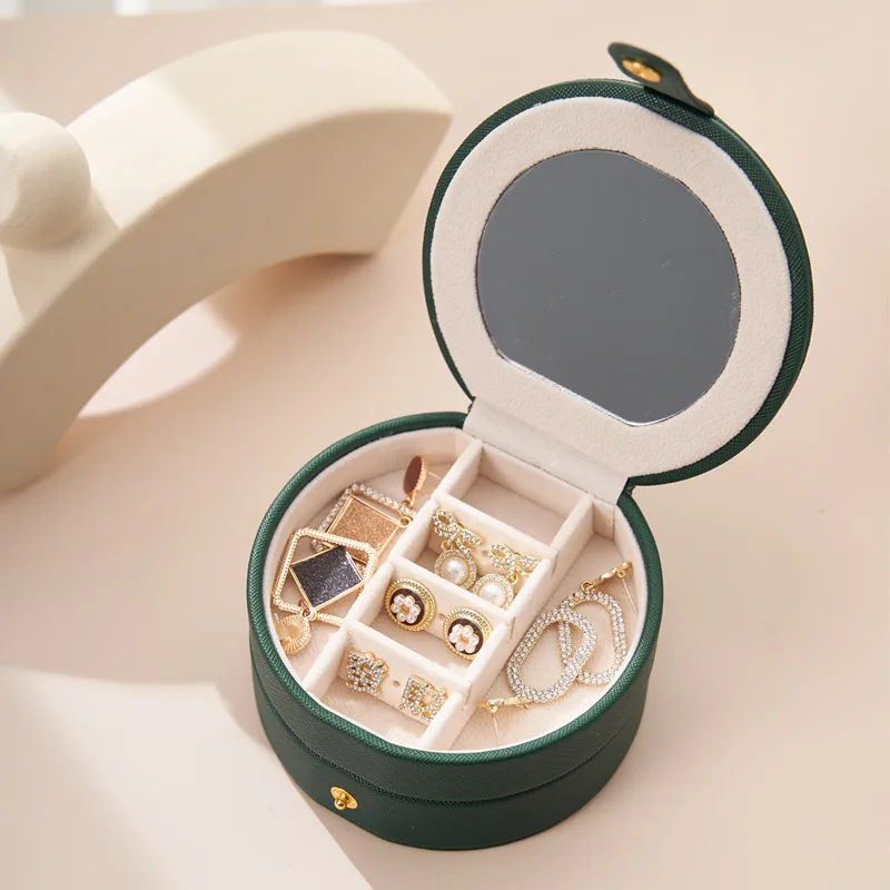 1pcs Portable Travel Jewelry Earrings Storage Box Box Jewelry Organizer Display Jewelry Case Boxes Necklace Storage Box