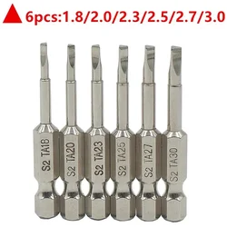 6Pcs/Set Magnetic Triangle Head Screwdriver Bits Set 1/4