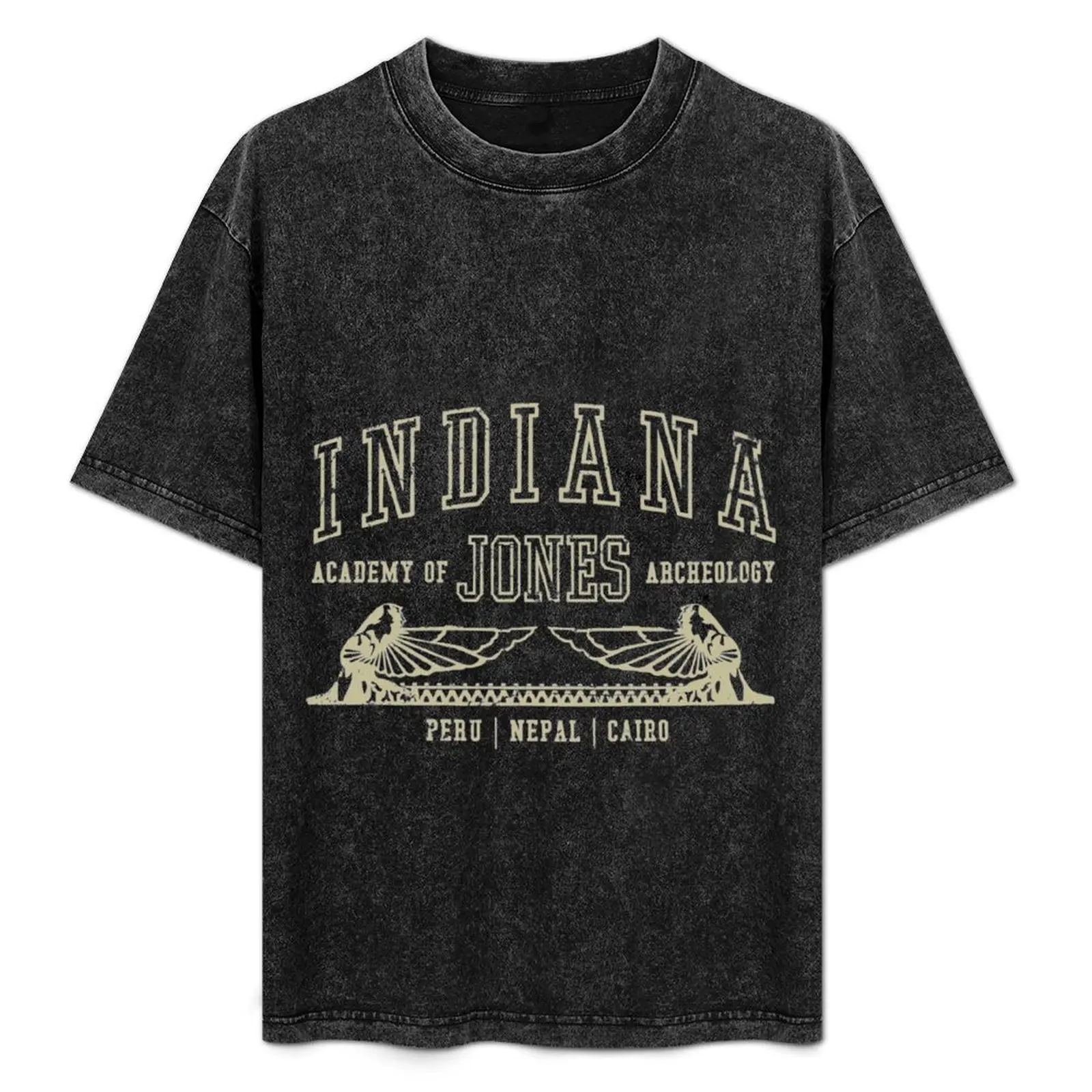 

Raiders Of The Lost Ark T-ShirtIndiana Jones Academy of Archeology T-Shirt blue archive Men's t-shirt