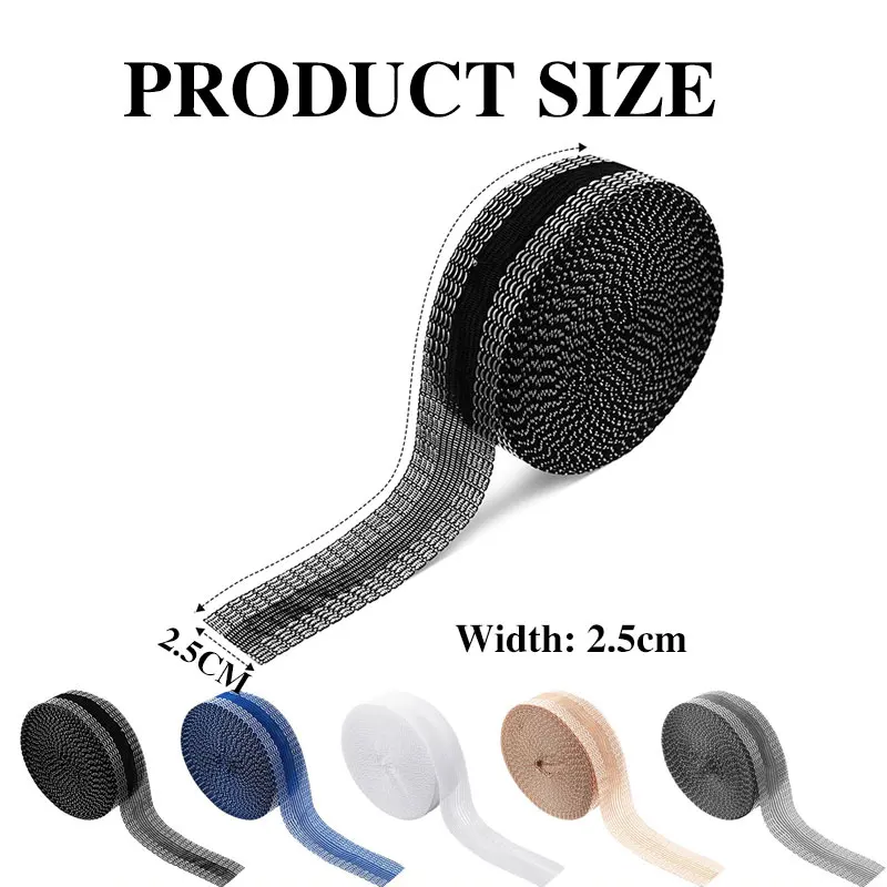 Selbstklebendes Klebeband zum Aufbügeln am Saum für Hosen, Jeans, Hosen, Verkürzen, Reparatur, kein Nähen, DIY-Kleidung, Stoff, verstellbares Saumband, 1–10 Monate – Detail 2