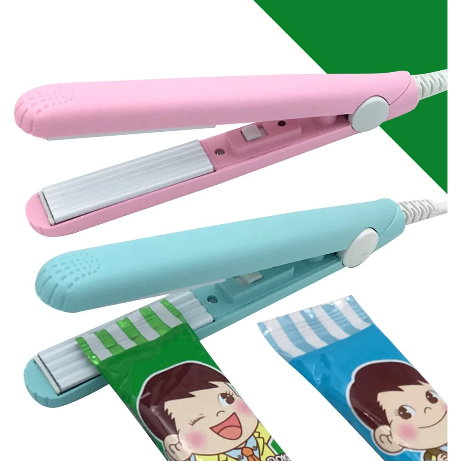 Мини-сумка из 2 упаковок, термосумка для пищевых продуктов с 43-дюймовым шнуром питания с гофрированной нагревательной пластиной для вакуумных герметичных пакетов, чип