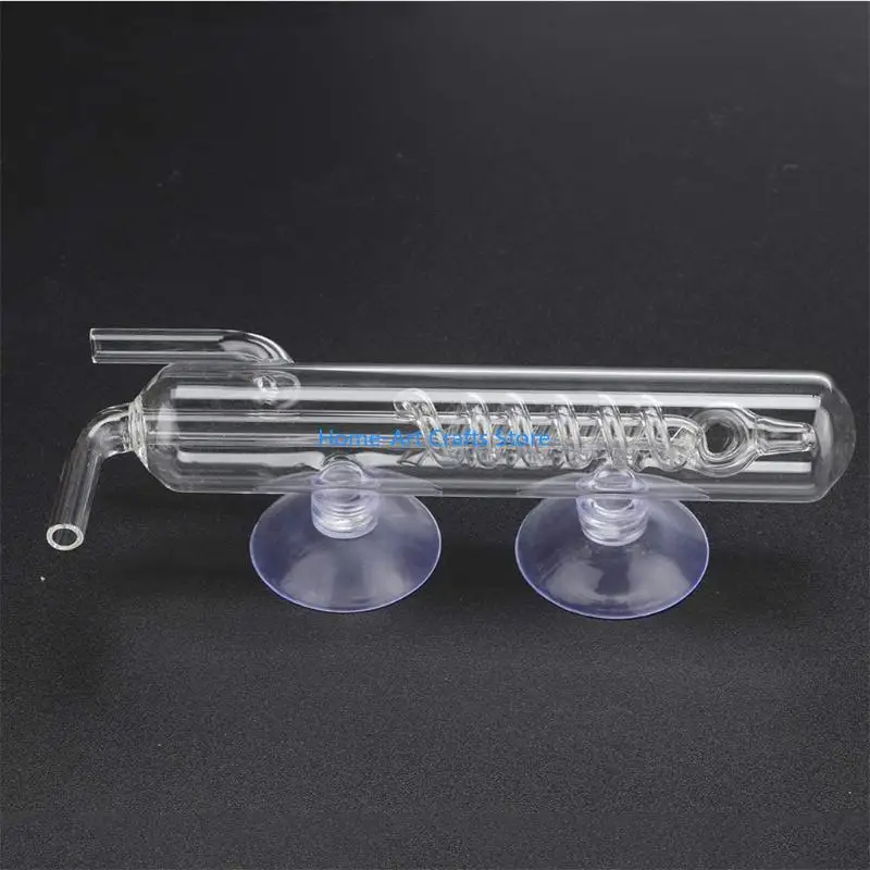 Y3NA CO2 Diffuser Spirals Bubble Counter for Aquarium Planted for Tank High-Transparent Glass Aquarium Supply Accessories - view 4