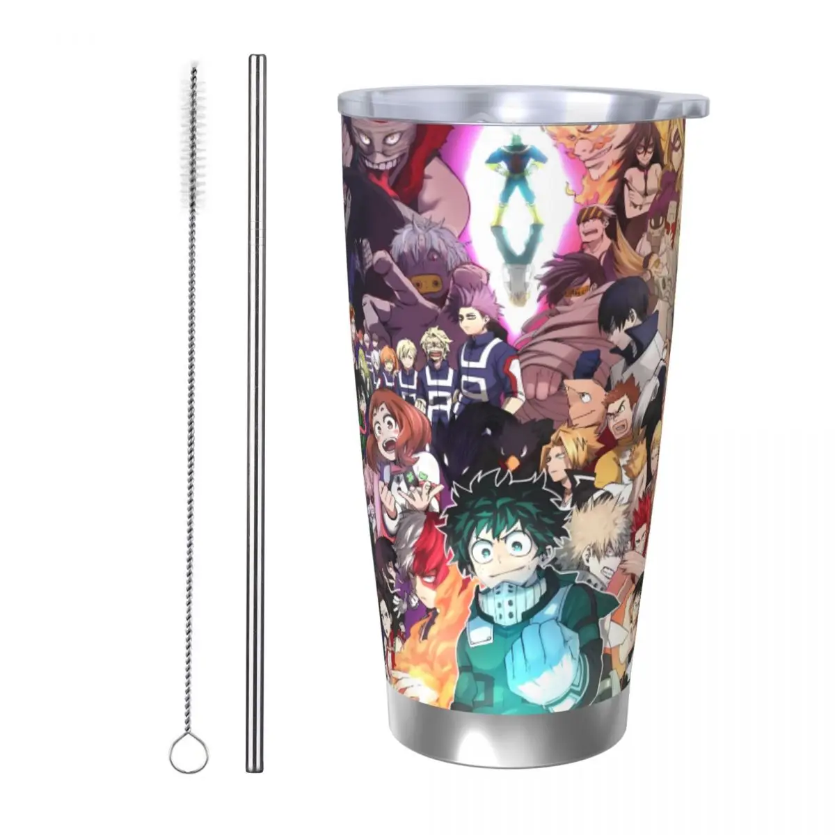 Anime My Hero Academia 20oz Cup Large Capacity Car Mug Leak-proof Juice Coffee Cup Food Grade