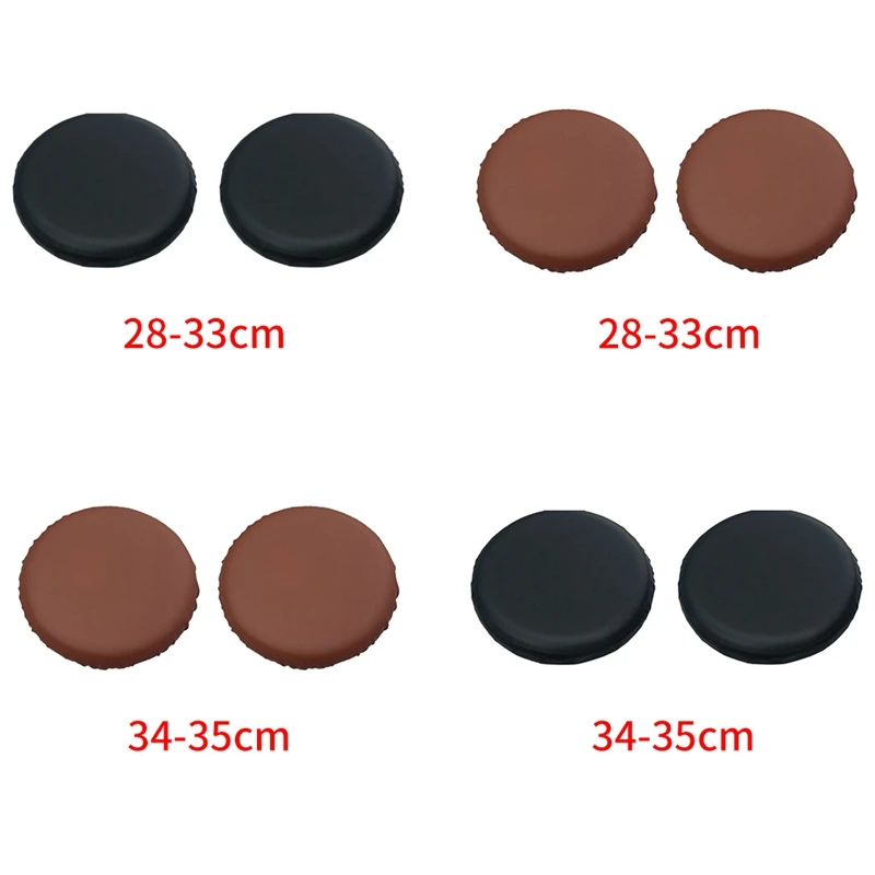 2PCS Waterproof Round Bar Stool Cushions, Comfortable Bar Stool Seat Covers For Home, Kitchen