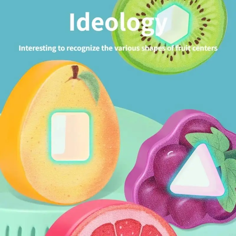 Giocattolo educativo Set corde frutta colorate per bambini che sviluppano capacità motorie, creatività e apprendimento