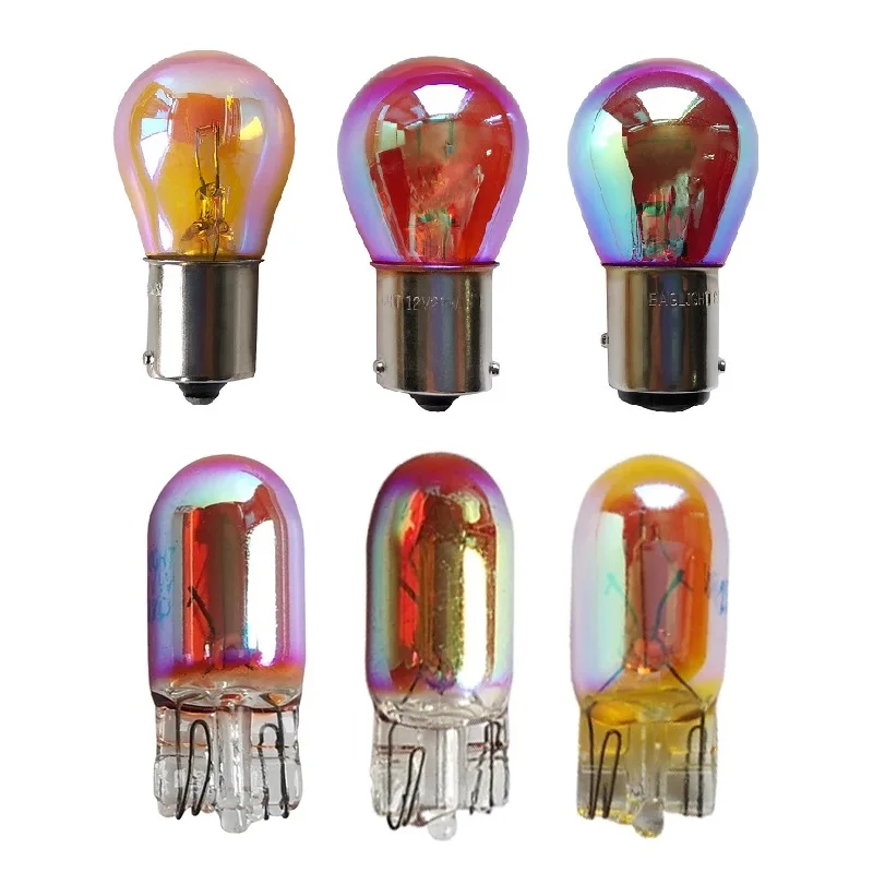 

1PCS 1156 P21/5W BAY15D PY21W BA15S P21W T10 Amber Red Yellow auto brake lights fog lamp Turn signal light 1157 stop bulbs 12v