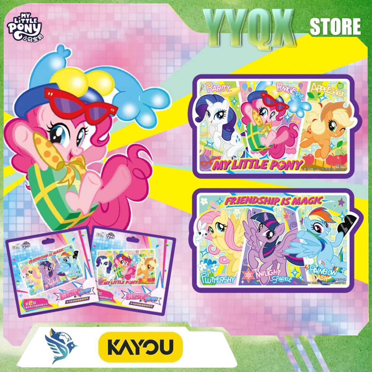 KAYOU 2026 Nuevo My Little Pony Colección de Insignias y Accesorios de Millet, Bonitos Artículos de Anime y Dibujos Animados, Regalo Sorpresa, Juguetes Coleccionables