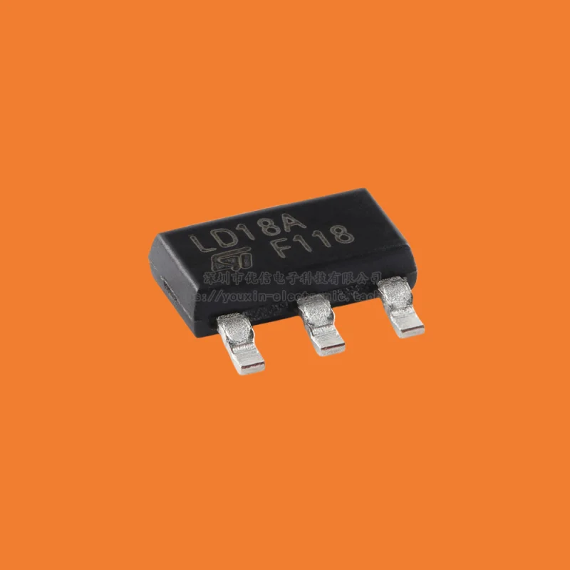 10PCS/Original Genuine LD1117AS18TR SOT-223 Low Voltage Drop Fixed Positive Voltage Regulator Chip