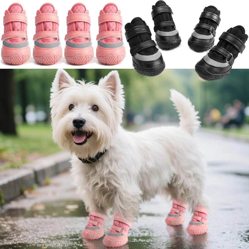 

Dog Shoes Autumn Winte Warm Shoe Covers Small Dog Anti-dirt And Anti-drop Foot Covers For Outdoor Teddy Bichon And Pomeranian