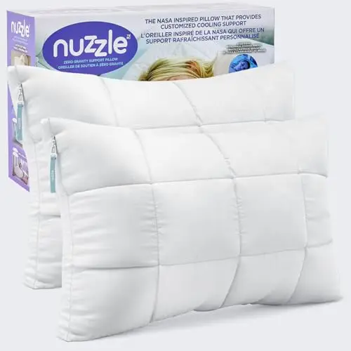Adjustable Neck Pillow Standard Size Set of 2,Soft Luxury Hotel Feel | Standard Bed Pillows Set of 2 with Adjustable
