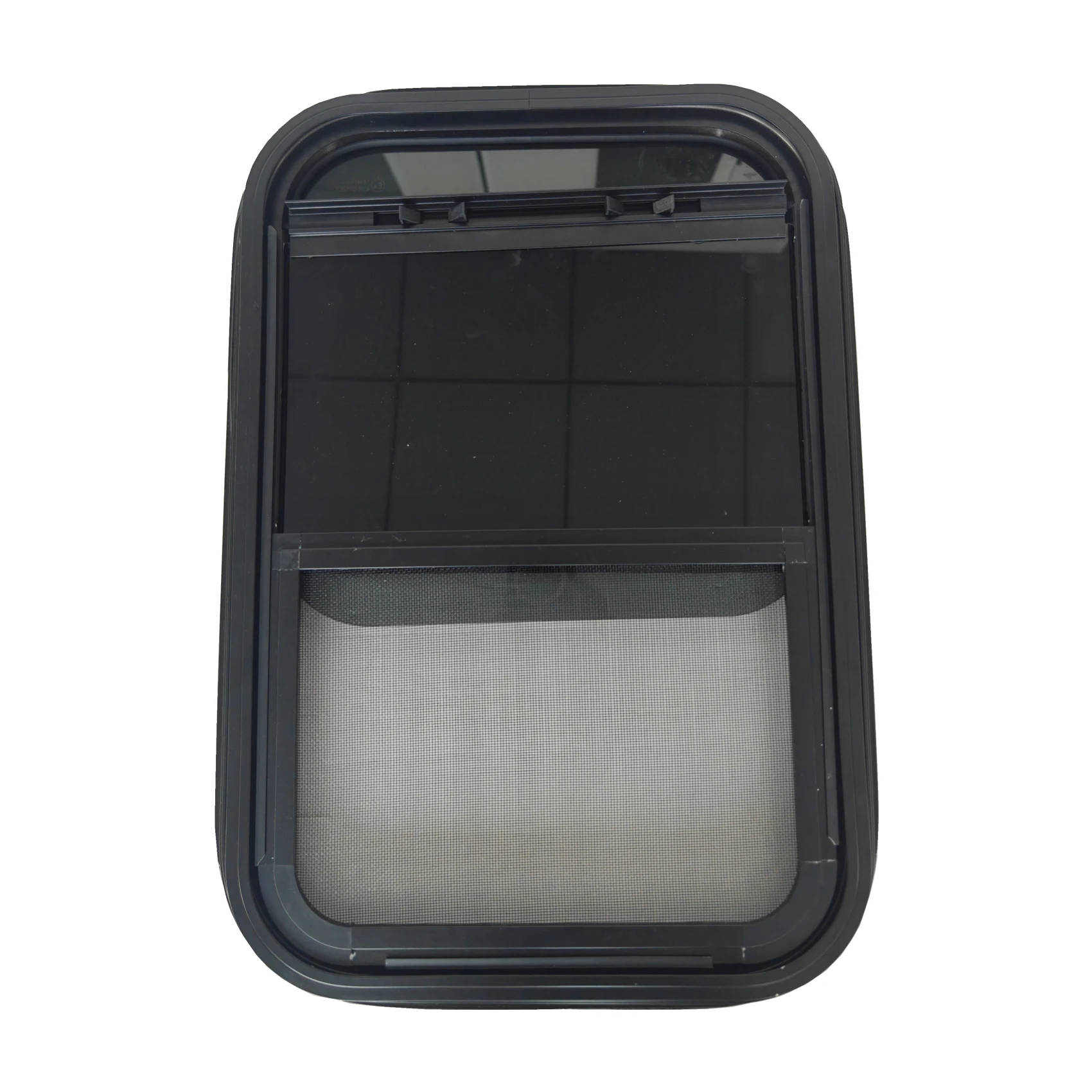 

2025 360-410mm Aluminum Alloy Tempered Glass RV Camper Vertical Slide Lifting Window with Insect Net
