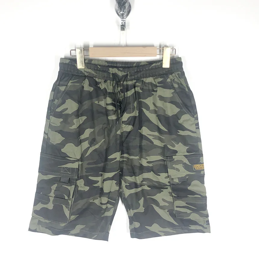 Pantalones cortos de camuflaje para hombre, ropa Sexy con cremalleras abiertas, para sexo al aire libre, Verano