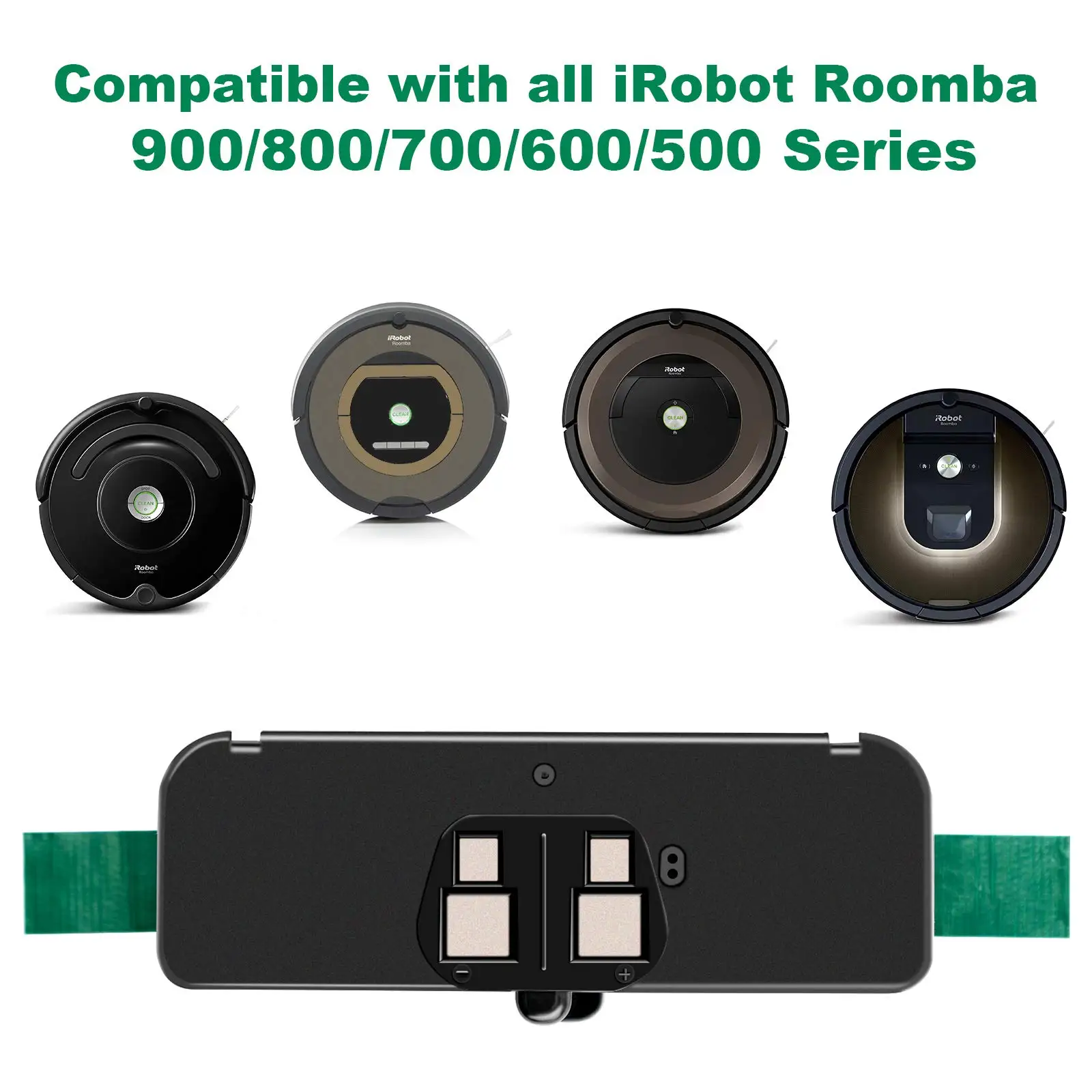 Для пылесоса iRobot Roomba 500, 6400 мА/ч, 14,4 В, 5000 мА/ч, батарея 600, 700, 800, 620 серии, для iRobot roomba 650, 770, 780, 580