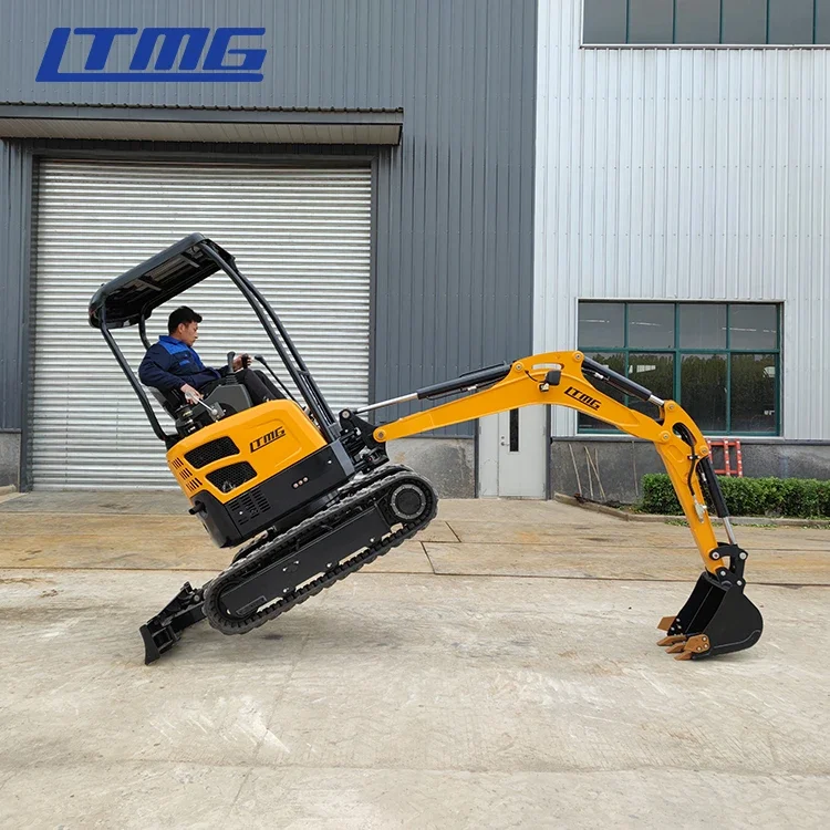 LTMG Construction Crawler Mini Excavator Towable Backhoe Hydraulic Micro Digger Hammer Mini 1.8 Ton Excavator