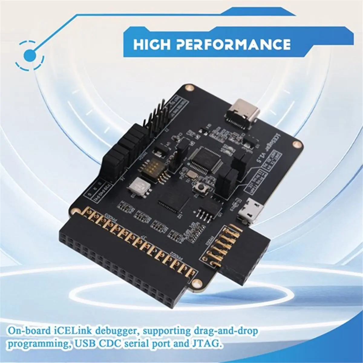 

Плата разработки FPGA ICESugar (A32M) с открытым исходным кодом RISC-V ICE40UP5k, интерфейсом USB-C и PMOD-VGA для проектов IoT/Edge AI