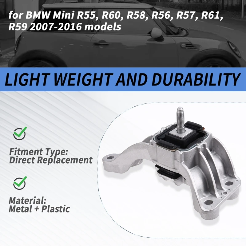 

22316784357 Car Transmission Mount For BMW Mini R55 R60 R58 R56 R57 R61 R59 2007-2016