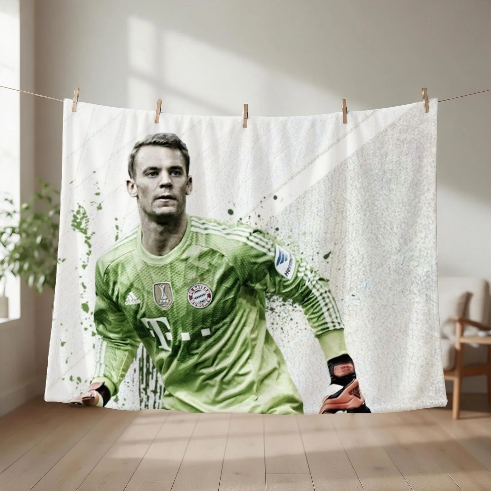 Manuel Neuer Throw Blanket couch cozy soft plush fuzzy picnic outdoor blanket