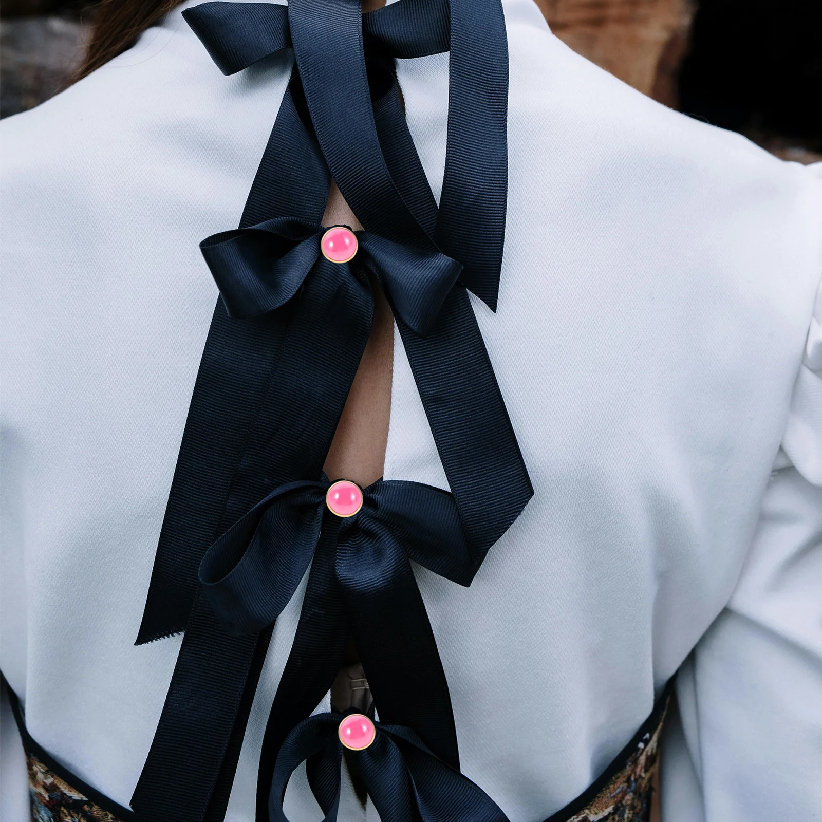 

200Pcs Faux Pearl Half Round Buttons 10mm Domed Resin Cap Metal Shank Sewing Craft Clothes Sweaters Decorative Buttons