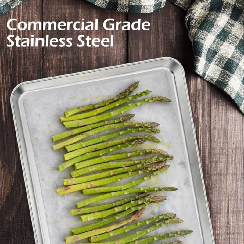 B52C 2-Piece Stainless Steel Baking Tray 10X8in