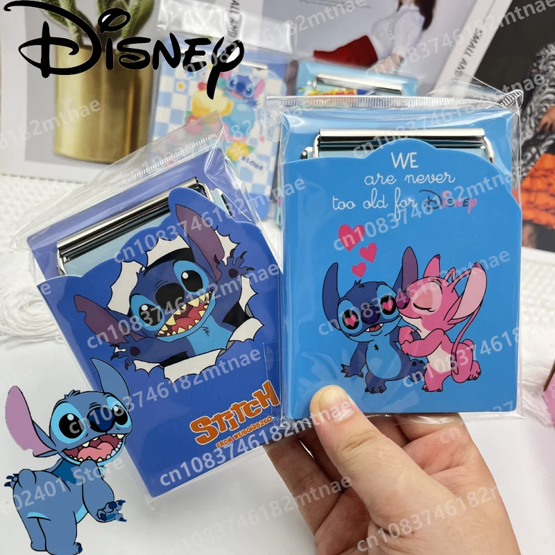 Disney Cute Stitch Notebook with Splint Cartoon Mini Portable Pocket Notepad Diary Tearable Office Student School Supplies