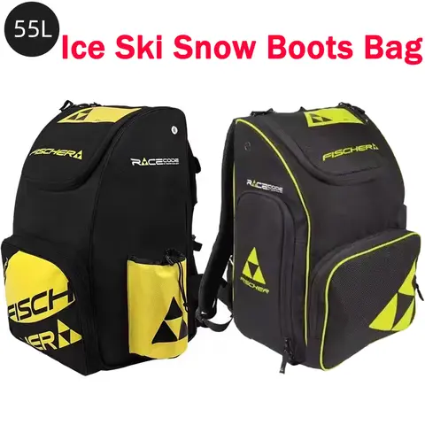 55L 대용량 아이스 스키 스노우 부츠 가방 다기능 보관 부츠 헬멧 스키 배낭 가방 방진 커버 포함
