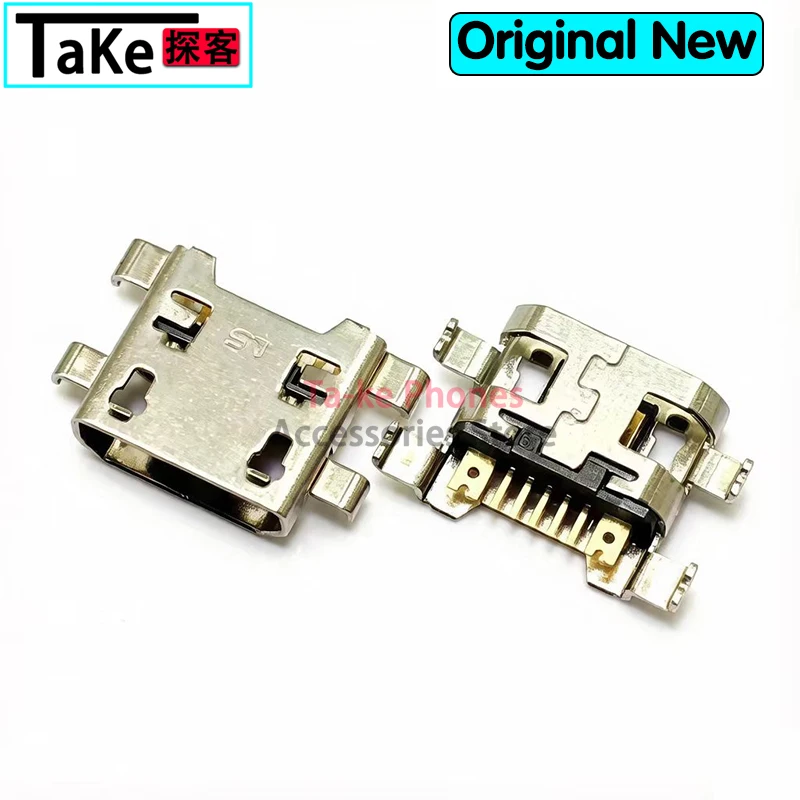 100-500Pcs Data charging port tail plug Micro USB 7Pin Jack Connector socket For K10 K420 K428 LG G4 F500 H815 V10 Mini USB