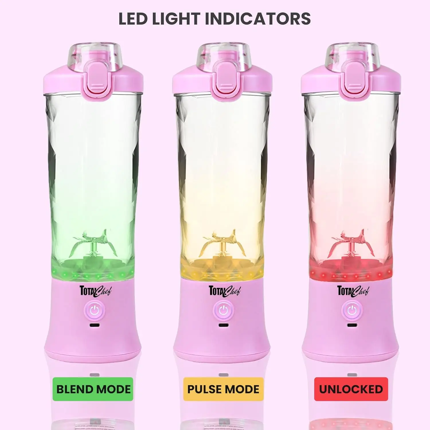 USB Portable Blender - 20oz Lilac 6