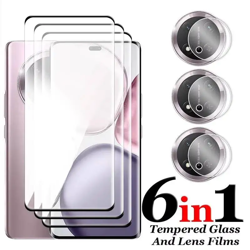 

For Honor Magic 5 6 7 Tempered Glass 3D Full Cover Curved Screen Protector For Magic7 Lite Film