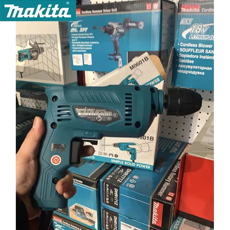 MAKITA M0601B Hand Power Drill 220V 350W 10mm Wired Electric Screw Driver Tool Home Used Multi-function Electric Drill