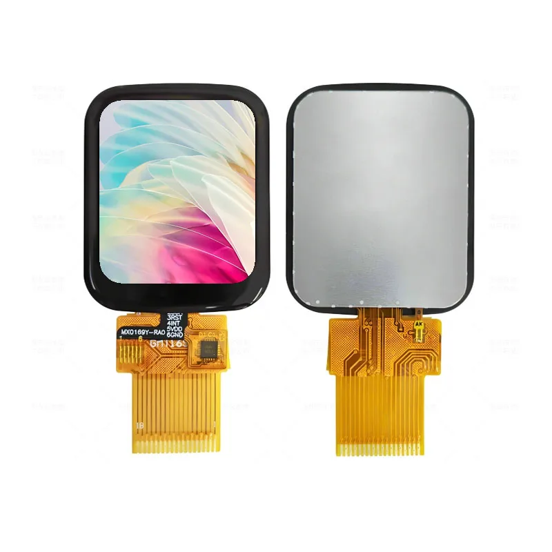 

1.69 Inch Capacitive Touch TFT LCD Display, 240x280 IPS Screen with ST7789, 4-Line SPI, 18-Pin Solder Pads with Touch Cover Lens